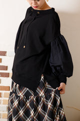 袖ボリュームプルオーバー