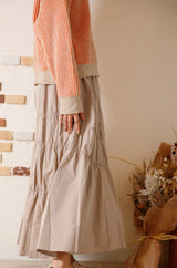 シャーリングタフタスカート