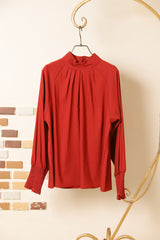 タックスタンドネックプルオーバー