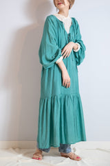 2wayティアードマキシワンピース