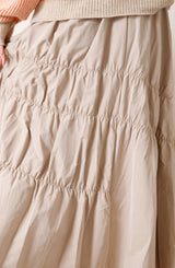 シャーリングタフタスカート