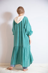 2wayティアードマキシワンピース