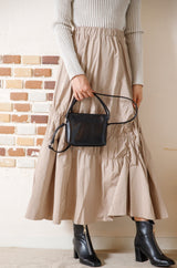 シャーリングタフタスカート