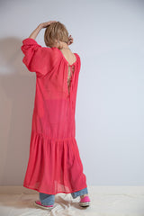 2wayティアードマキシワンピース