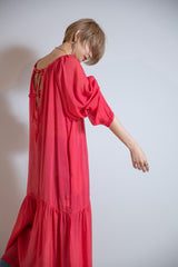 2wayティアードマキシワンピース