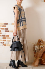 シャーリングタフタスカート