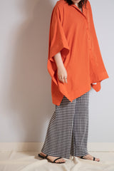 スクエアシャツポンチョ