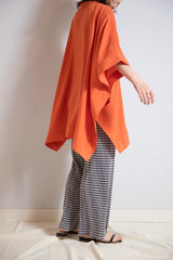 スクエアシャツポンチョ