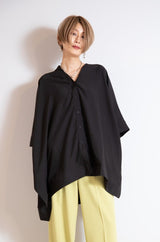 スクエアシャツポンチョ