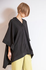 スクエアシャツポンチョ