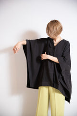 スクエアシャツポンチョ