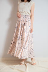 フラワータックスカート