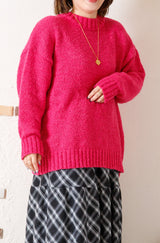 ブークレー天竺チュニックプルオーバー