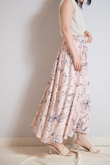 フラワータックスカート