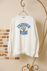 花レトロロゴBIGプルオーバー