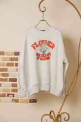 花レトロロゴBIGプルオーバー