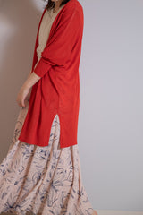 クールドルマントッパーカーディガン