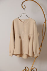 ジップアップタックブルゾン