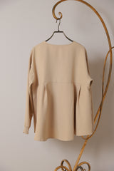 ジップアップタックブルゾン