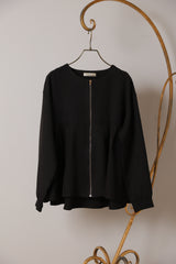 ジップアップタックブルゾン