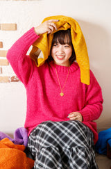 ブークレー天竺チュニックプルオーバー