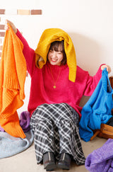 ブークレー天竺チュニックプルオーバー