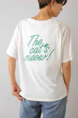 ロゴ刺繍半袖Tシャツ