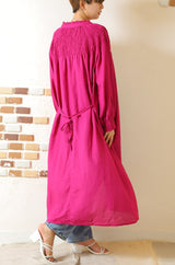 スモッキングワンピース