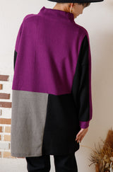 ブロッキングチュニック