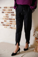 ニットピンタックパンツ