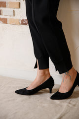 ニットピンタックパンツ