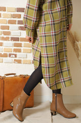 ロングチェックシャツ