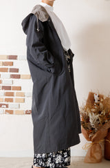 ロングフーディーコート