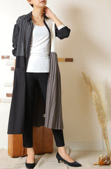 ブッロキングプリーツワンピース