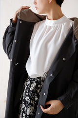 ロングフーディーコート