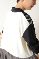 ブッロキングプリーツワンピース