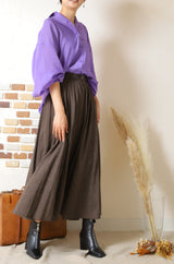 シアーカラーシャツ