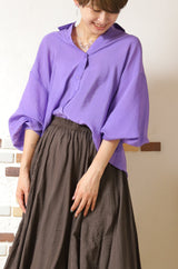 シアーカラーシャツ