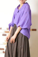 シアーカラーシャツ