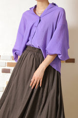 シアーカラーシャツ