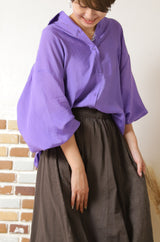 シアーカラーシャツ