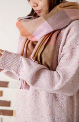 ブロックチェックストール