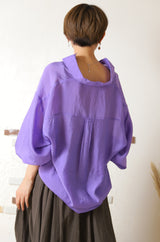 シアーカラーシャツ