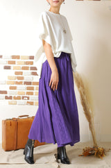 ワイドリブポンチョTシャツ