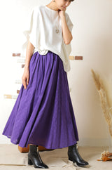 ワイドリブポンチョTシャツ