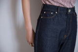 デニムロールアップパンツ