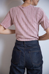 デニムロールアップパンツ