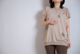 星柄ニットTシャツ