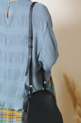 がま口ショルダーバッグ