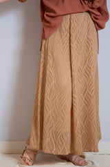 ジャガードフレアスカート